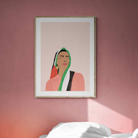 Studio Saba - Gaza Woman wall art