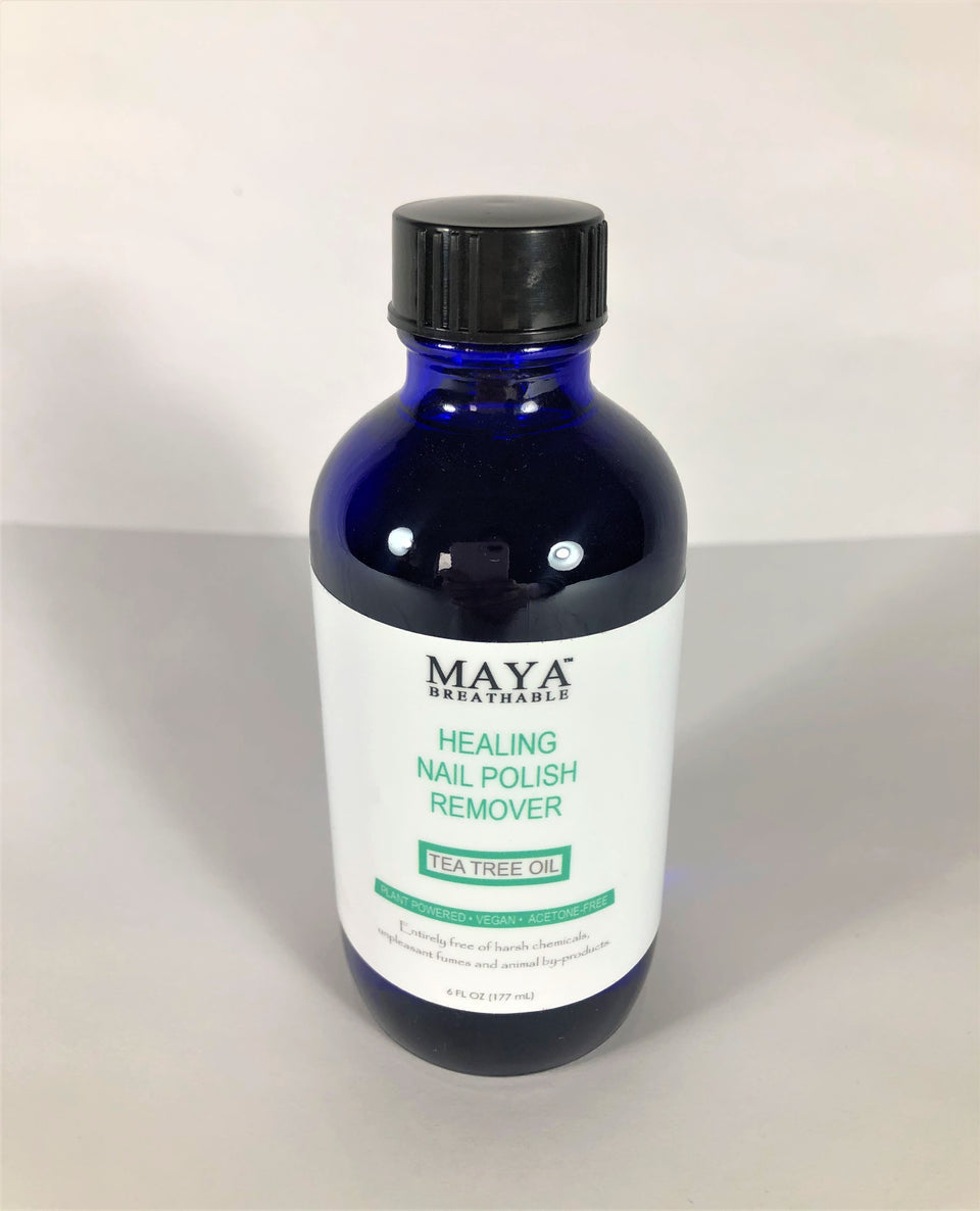 Maya Cosmetics Nail Polish Remover-Tea Tree Oil 6 fl oz