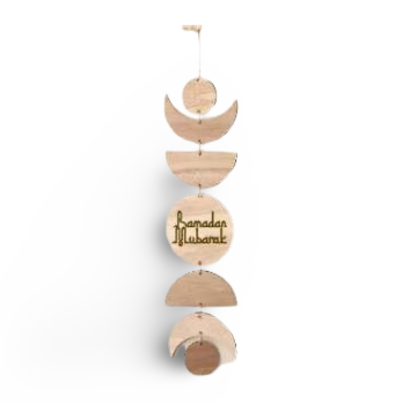 Eid Creations - Phases of the Moon Wood Ramadan Decor