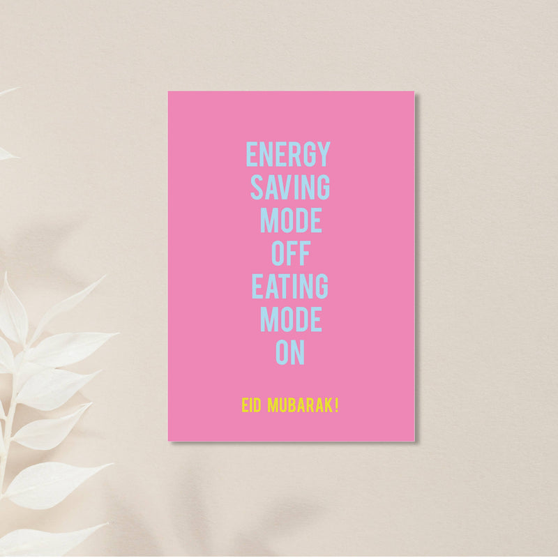 Studio Saba - Energy Humour Eid Card