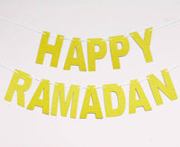 Glitter Letter Banner - Ramadan & Eid