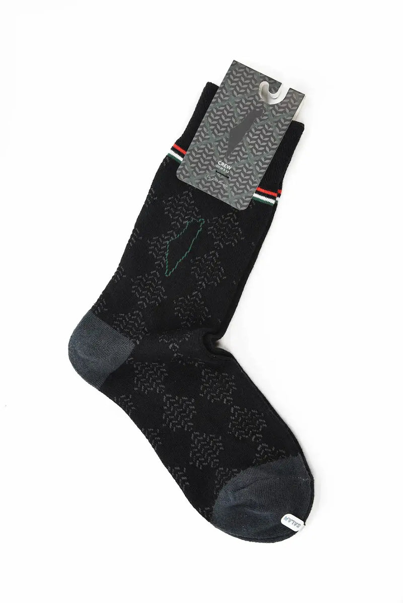 Halal Socks-Mens Palestine Argyle