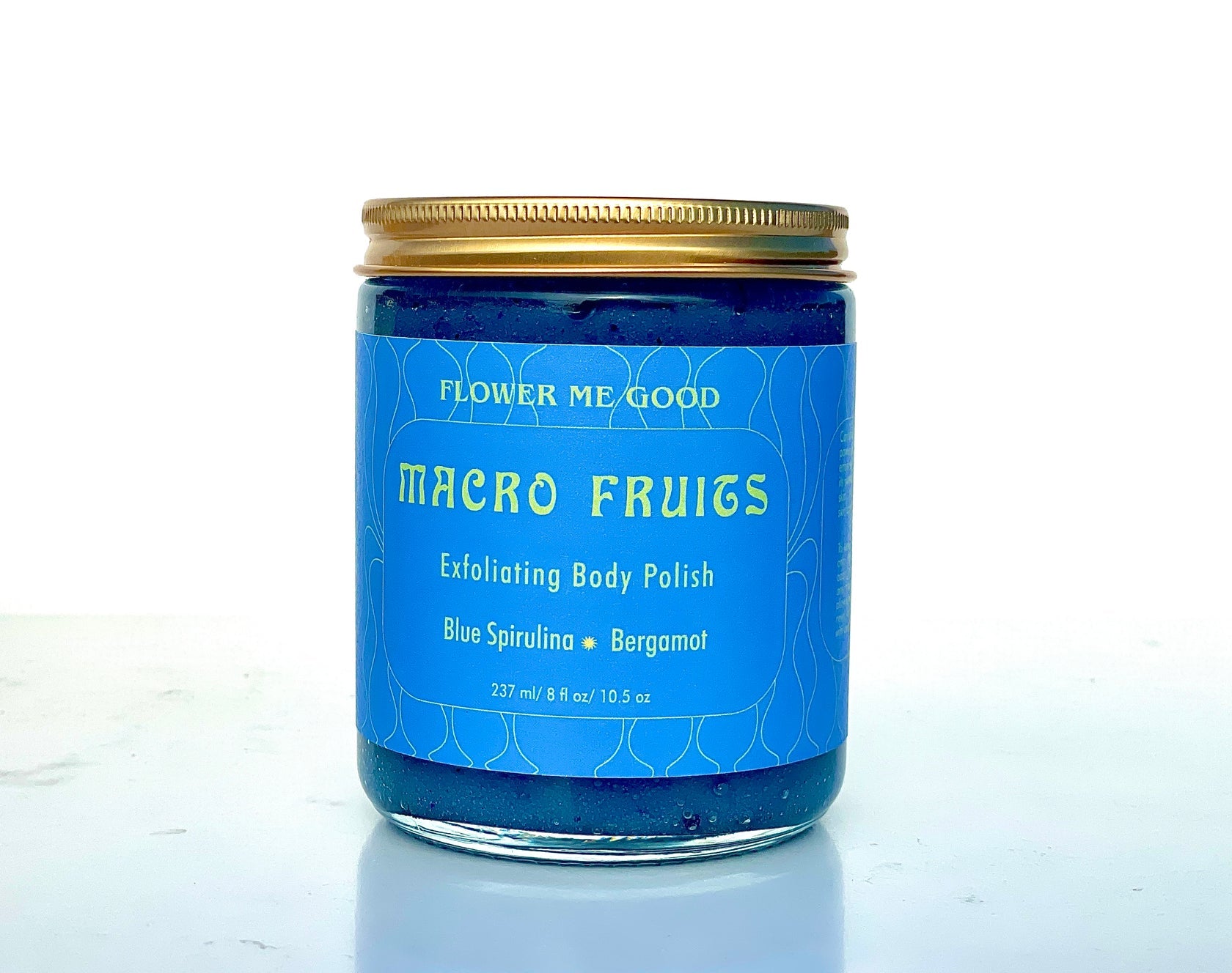 Flower Me Good Macro Fruits: Exfoliating Body Polish - Blue
