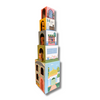 Lala + Mo Stacking Houses (Set of 5 Cardboard Cubes + 3 Wooden Figures)