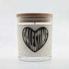 Andalus Shop - Palestine Heart Candle-Rose & Oud