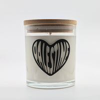 Andalus Shop - Palestine Heart Candle-Rose & Oud